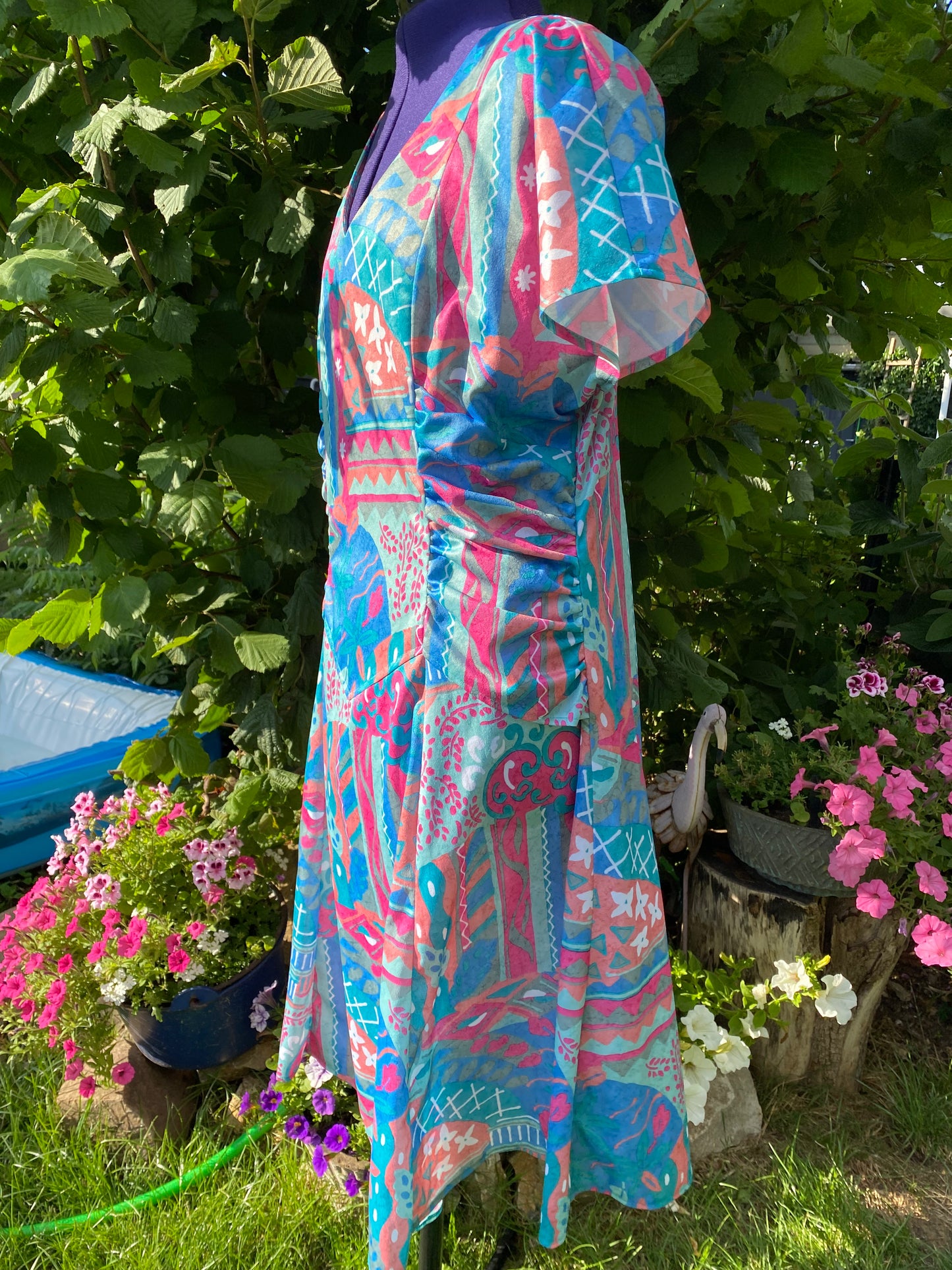 Robe colorée 80s