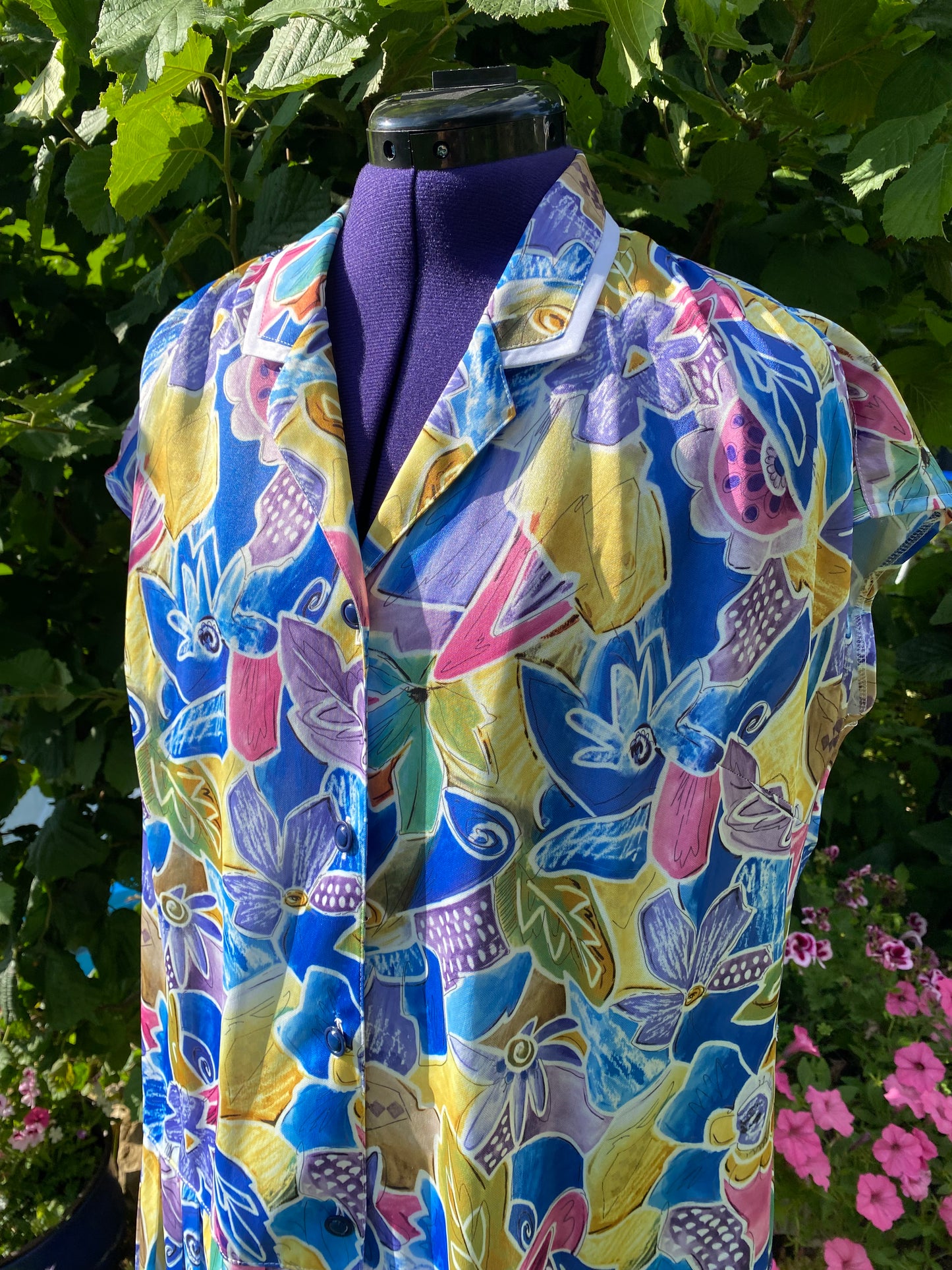 Robe fleurie 80s