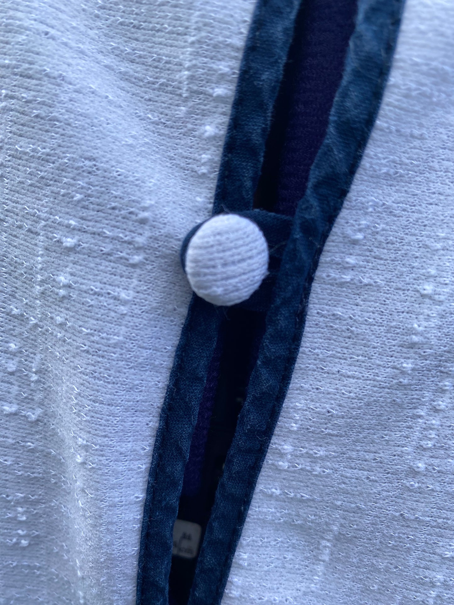 Robe blanche 80s