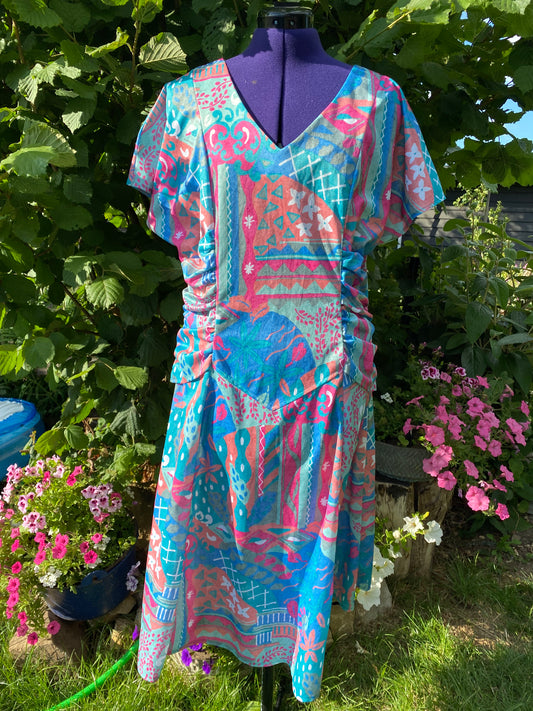 Robe colorée 80s