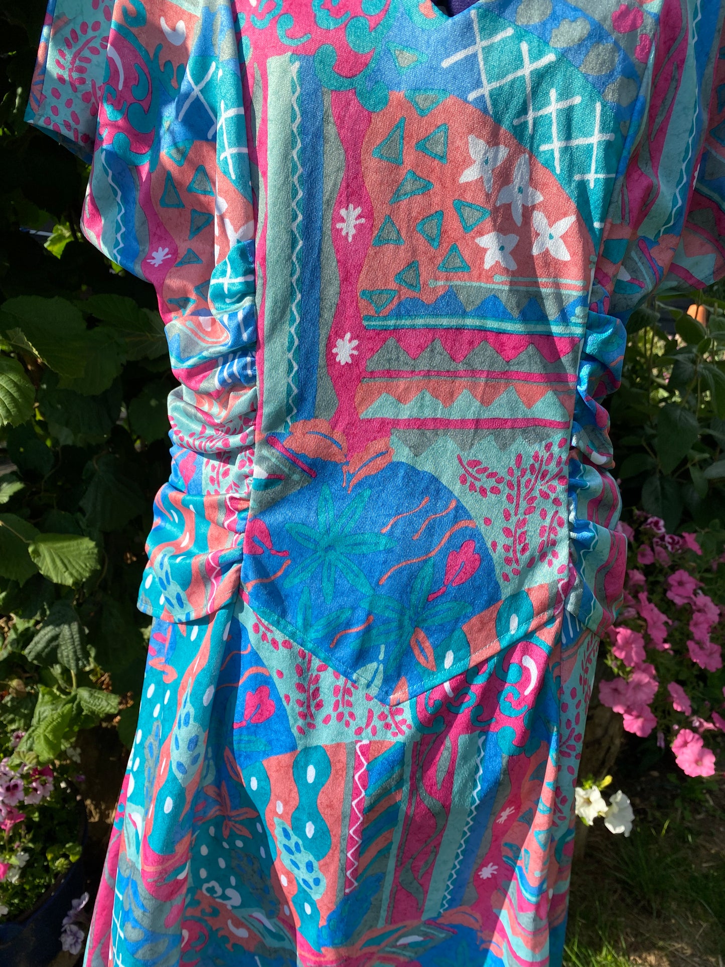 Robe colorée 80s