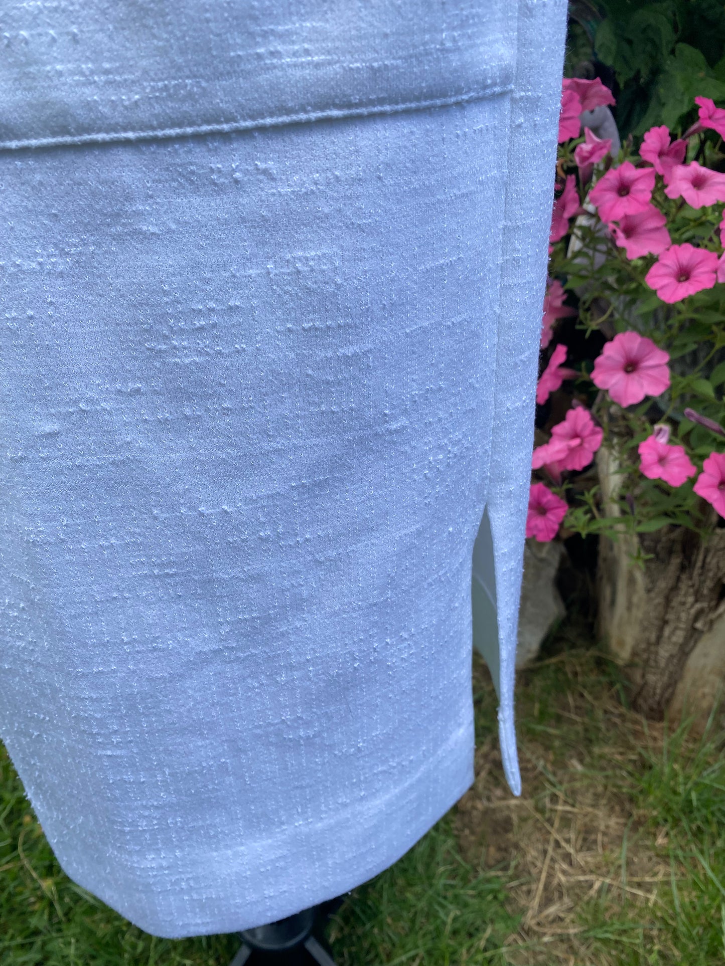 Robe blanche 80s