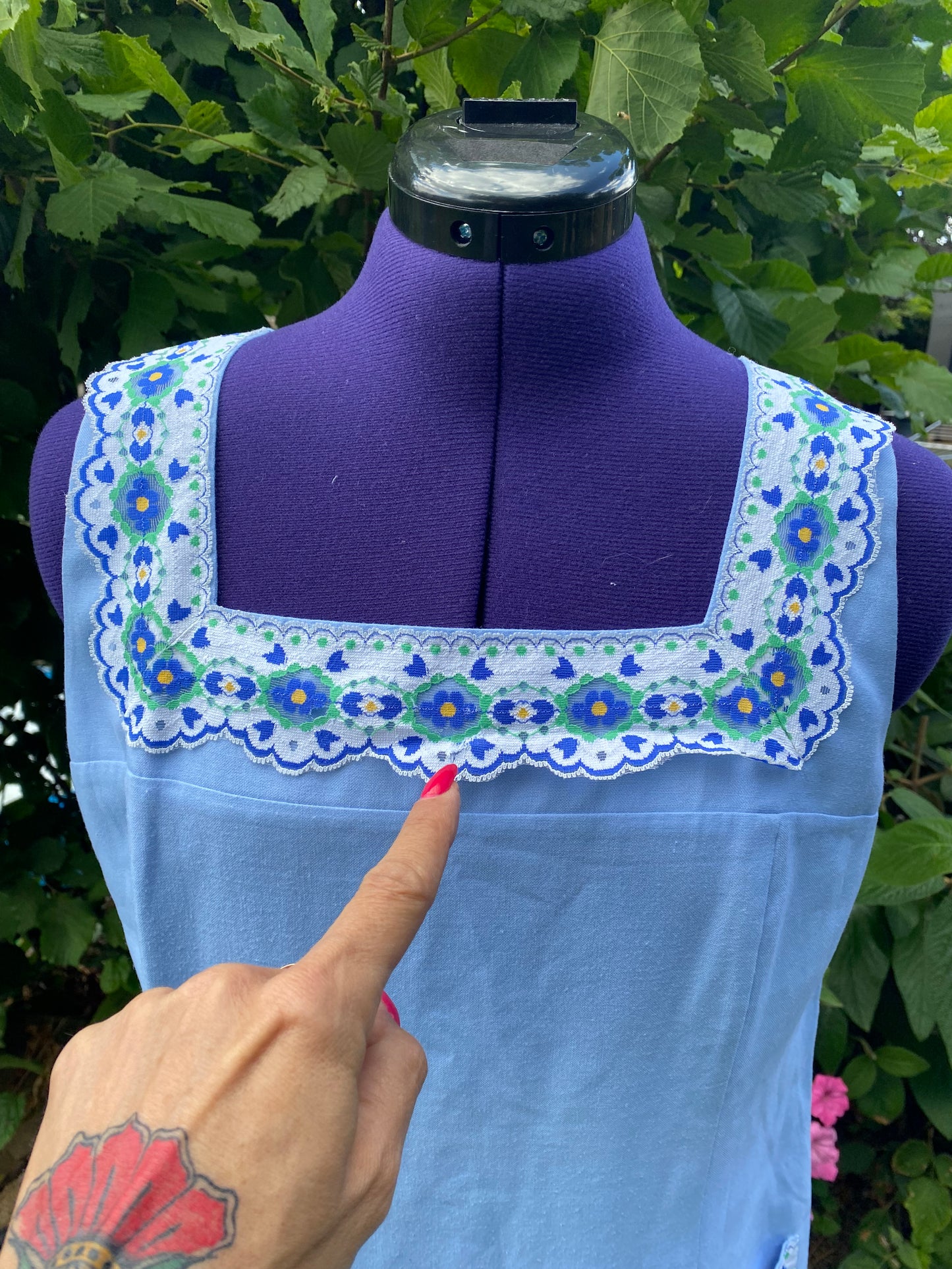 Robe tablier 70s