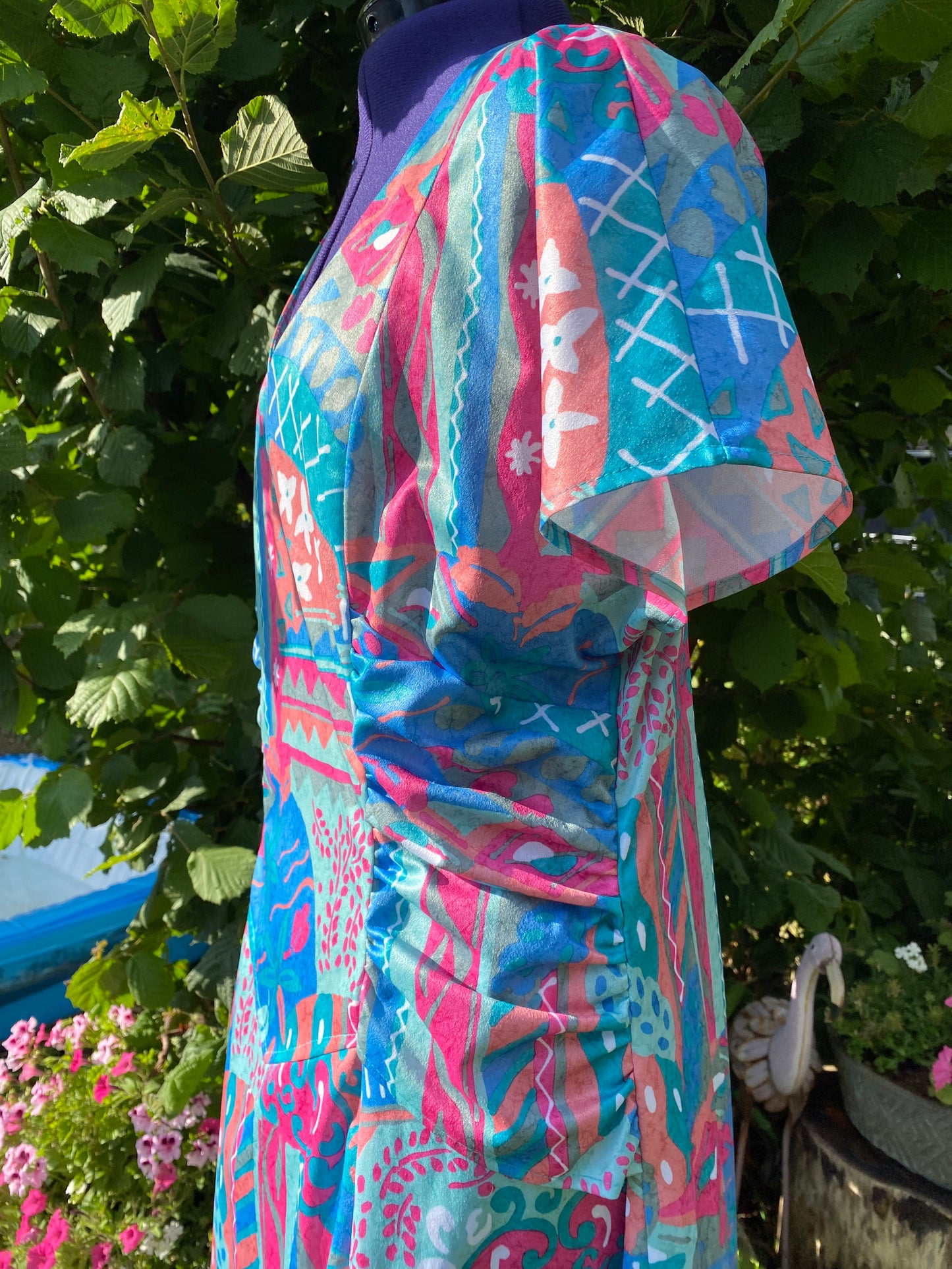 Robe colorée 80s