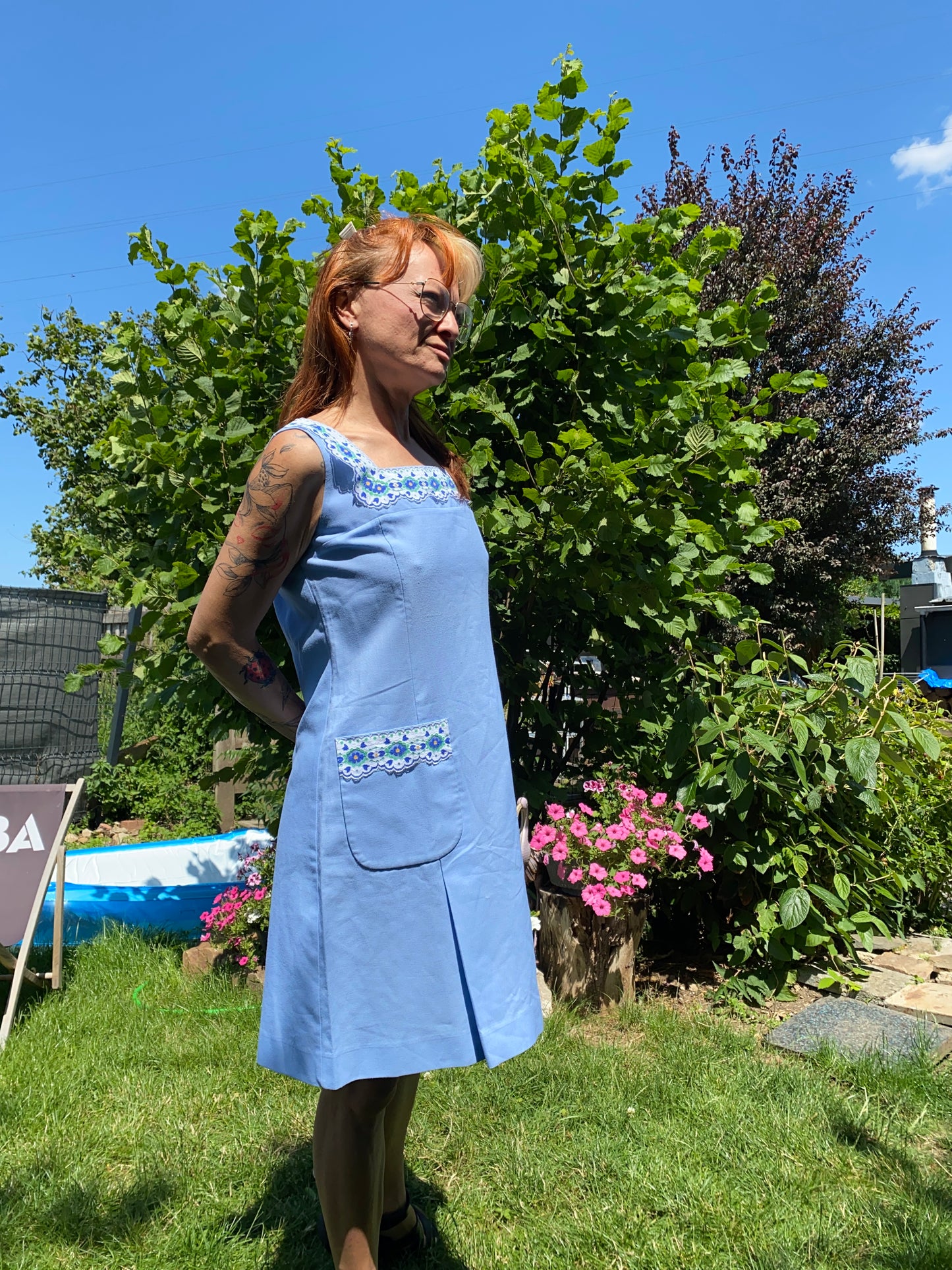 Robe tablier 70s
