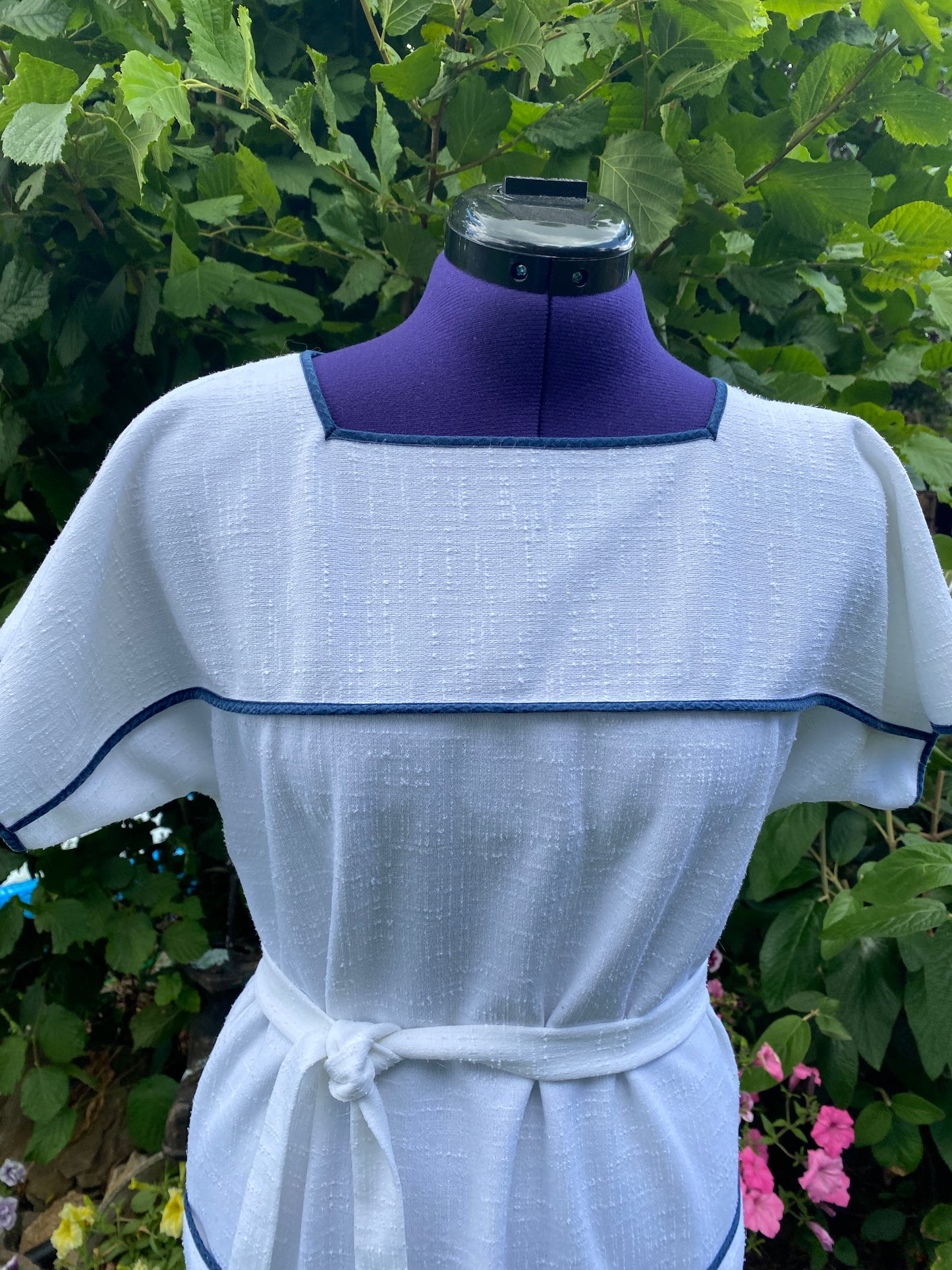 Robe blanche 80s