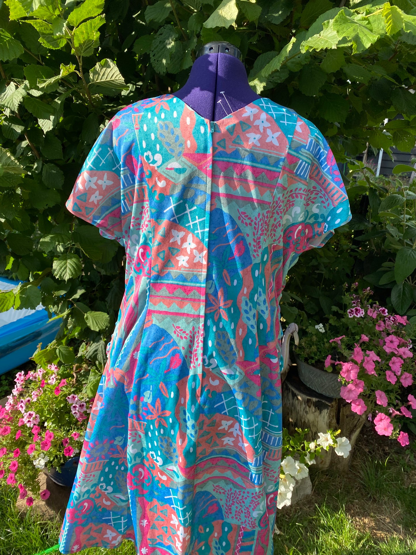 Robe colorée 80s