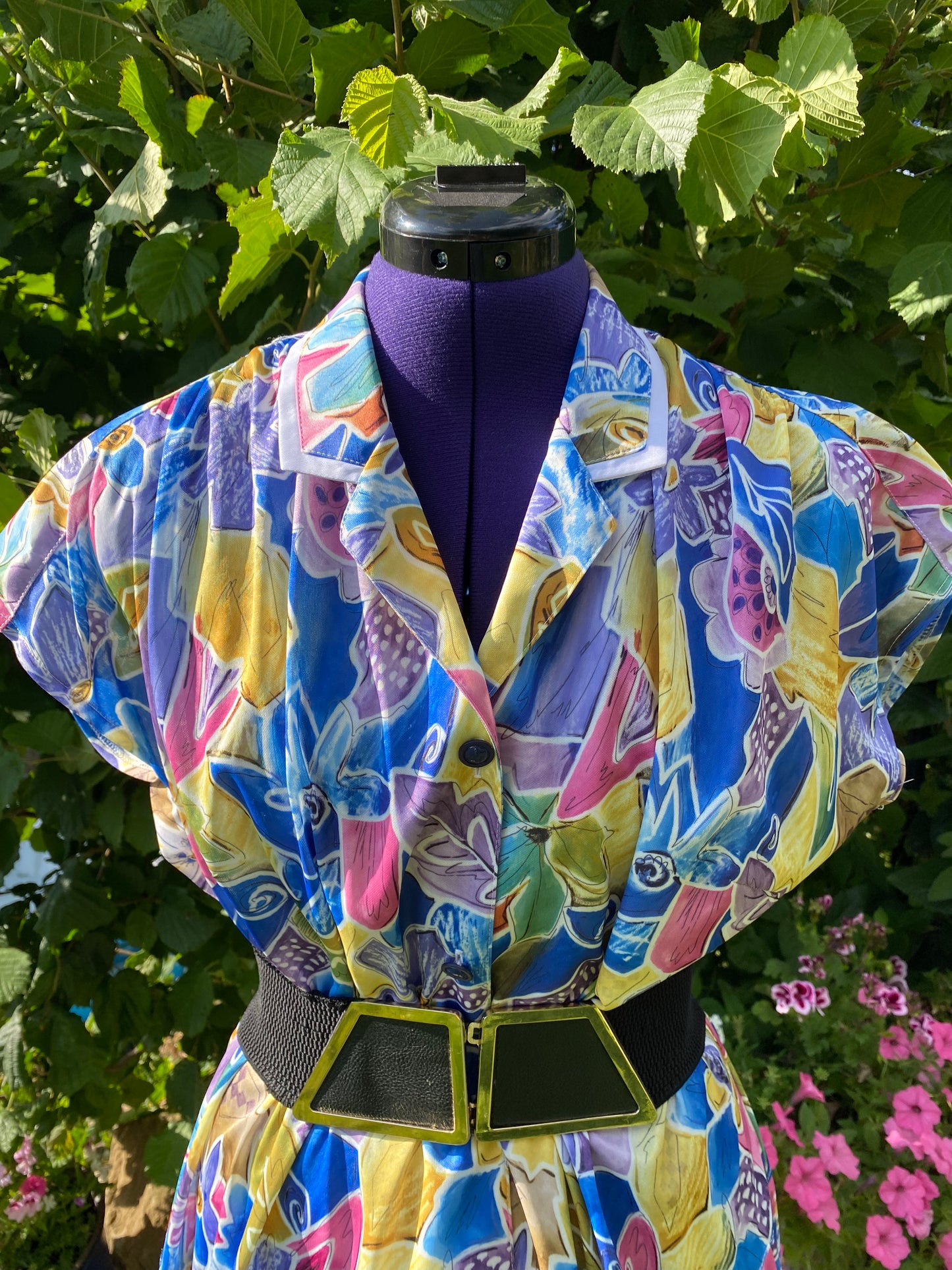 Robe fleurie 80s