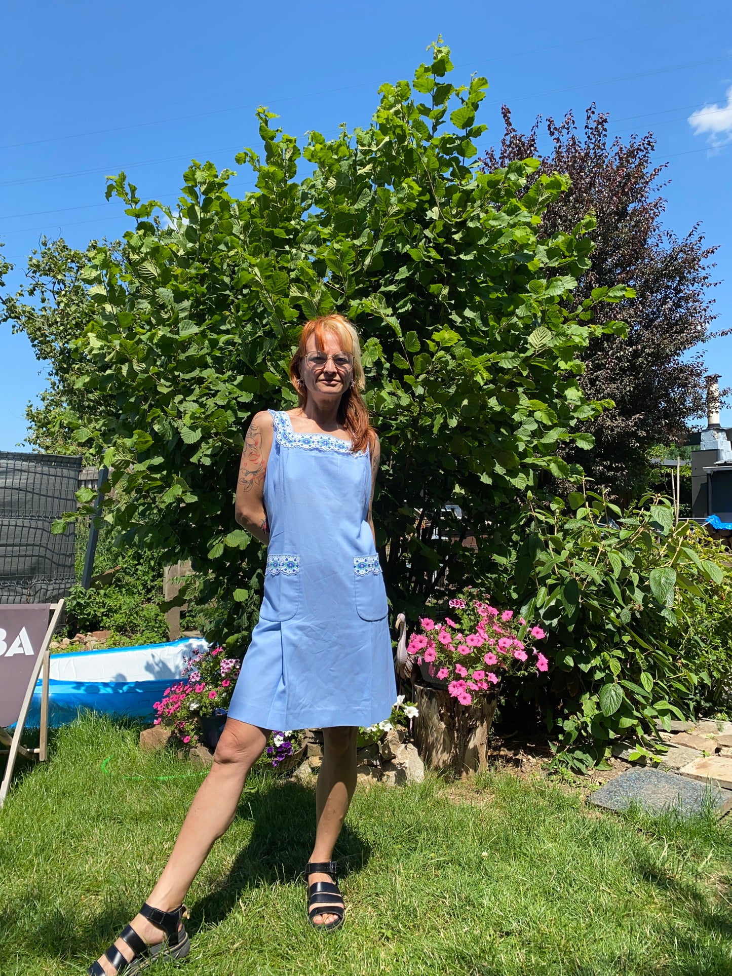 Robe tablier 70s