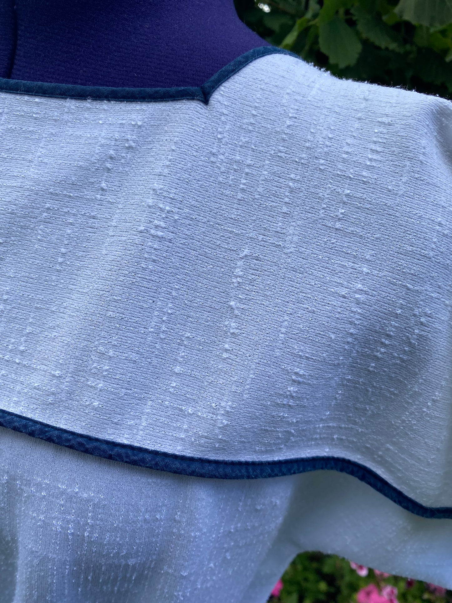 Robe blanche 80s