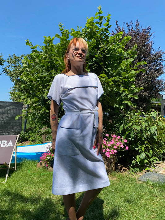 Robe blanche 80s