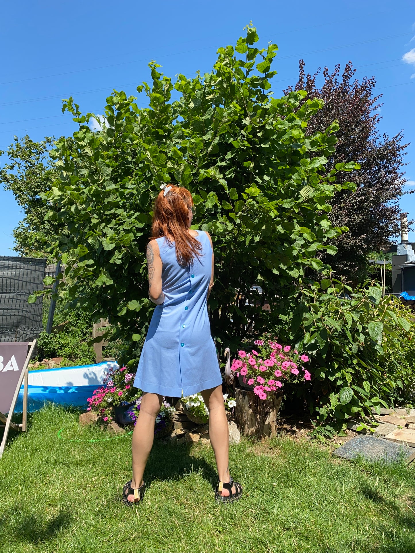 Robe tablier 70s