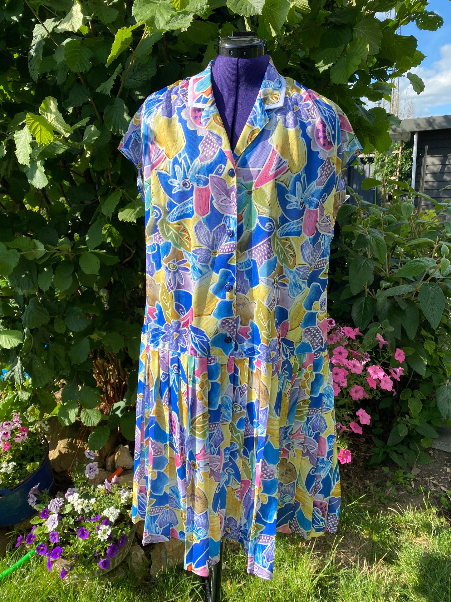 Robe fleurie 80s