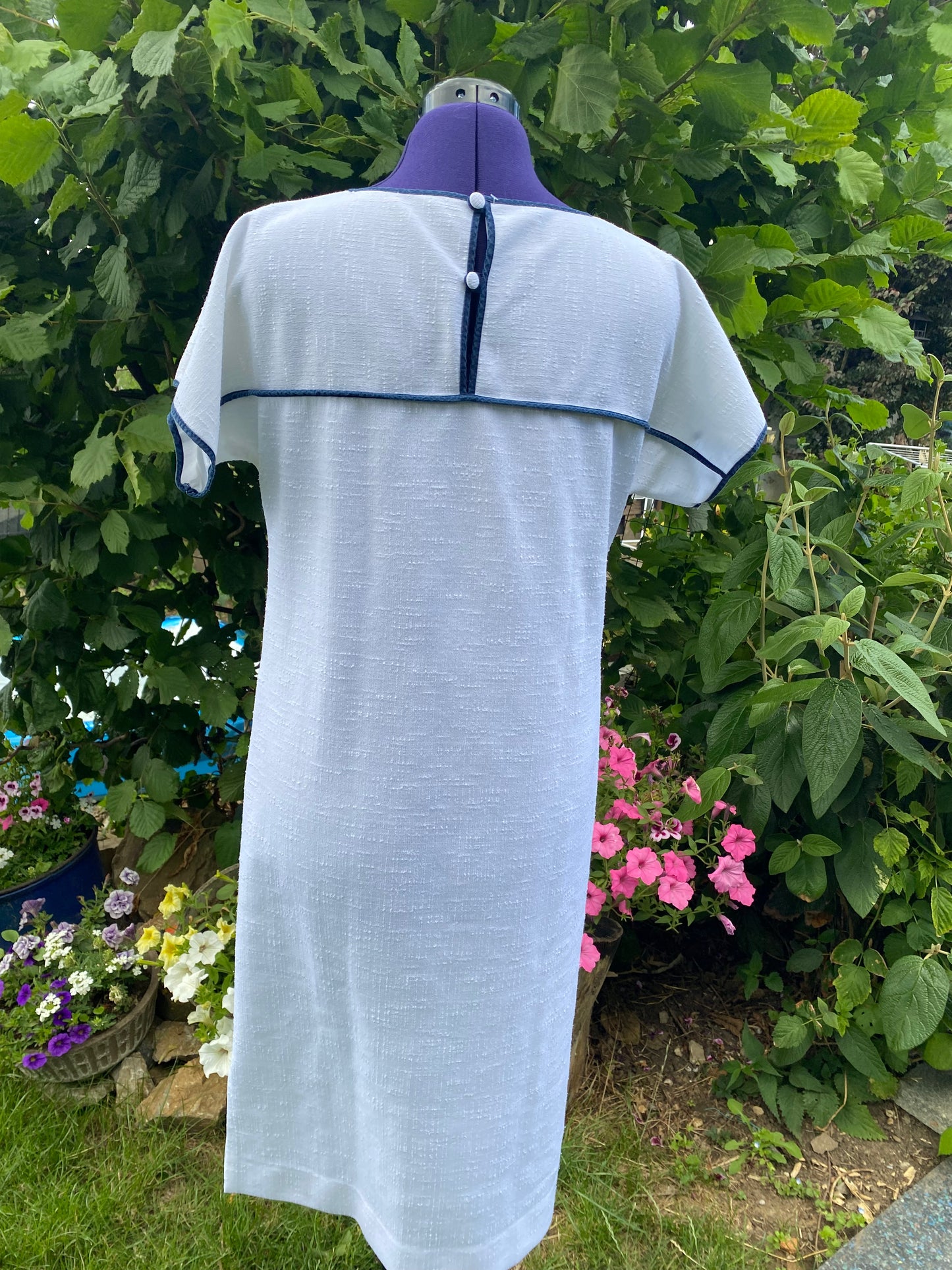 Robe blanche 80s