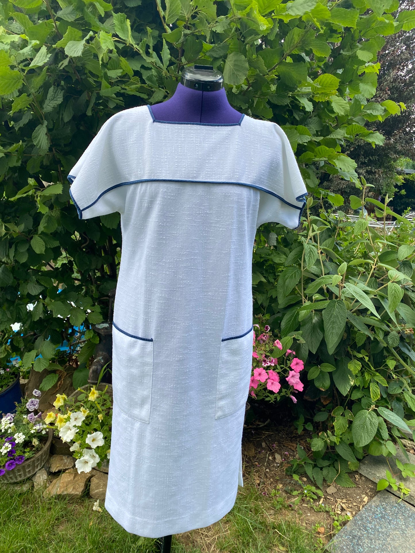 Robe blanche 80s