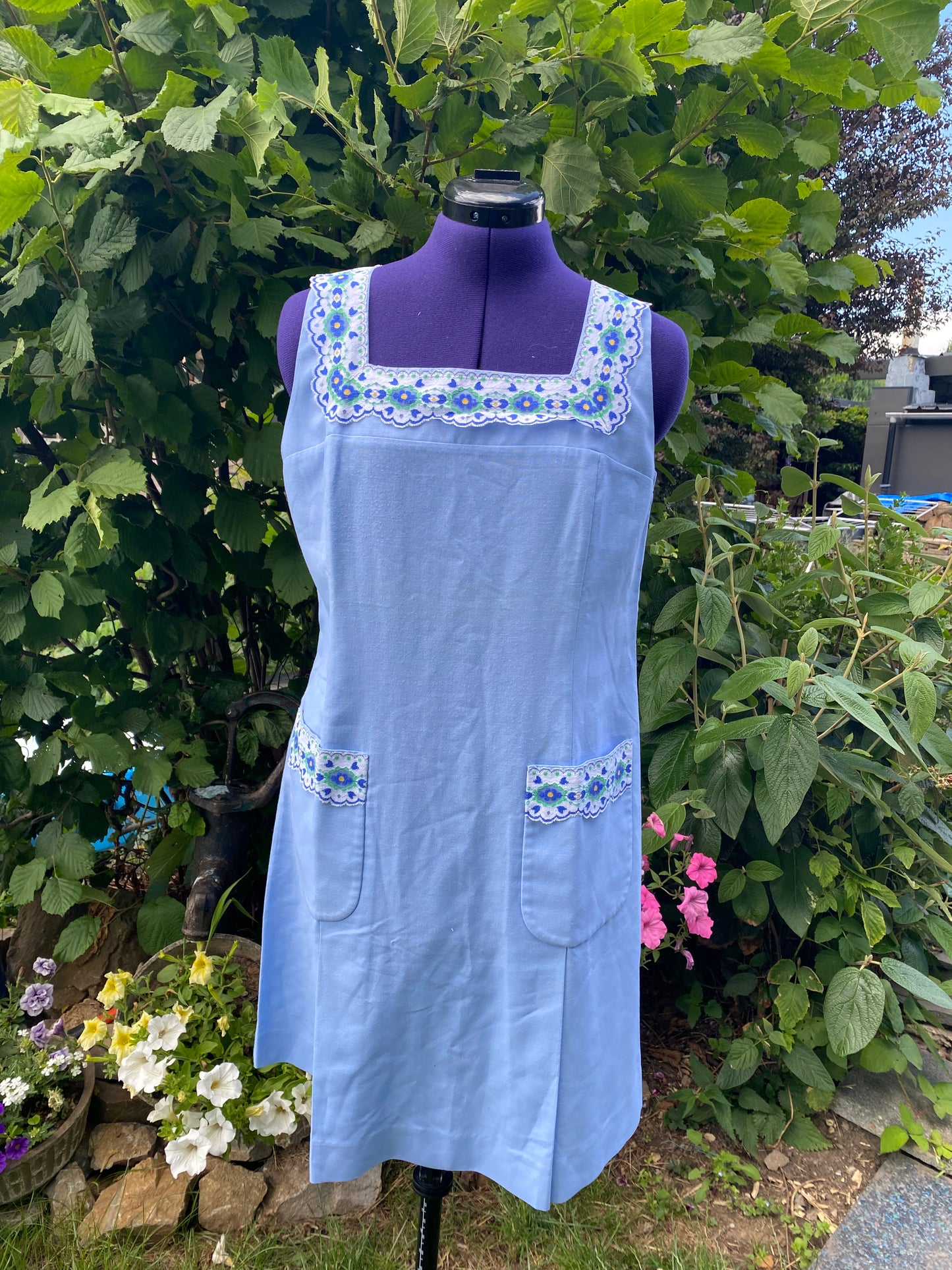 Robe tablier 70s