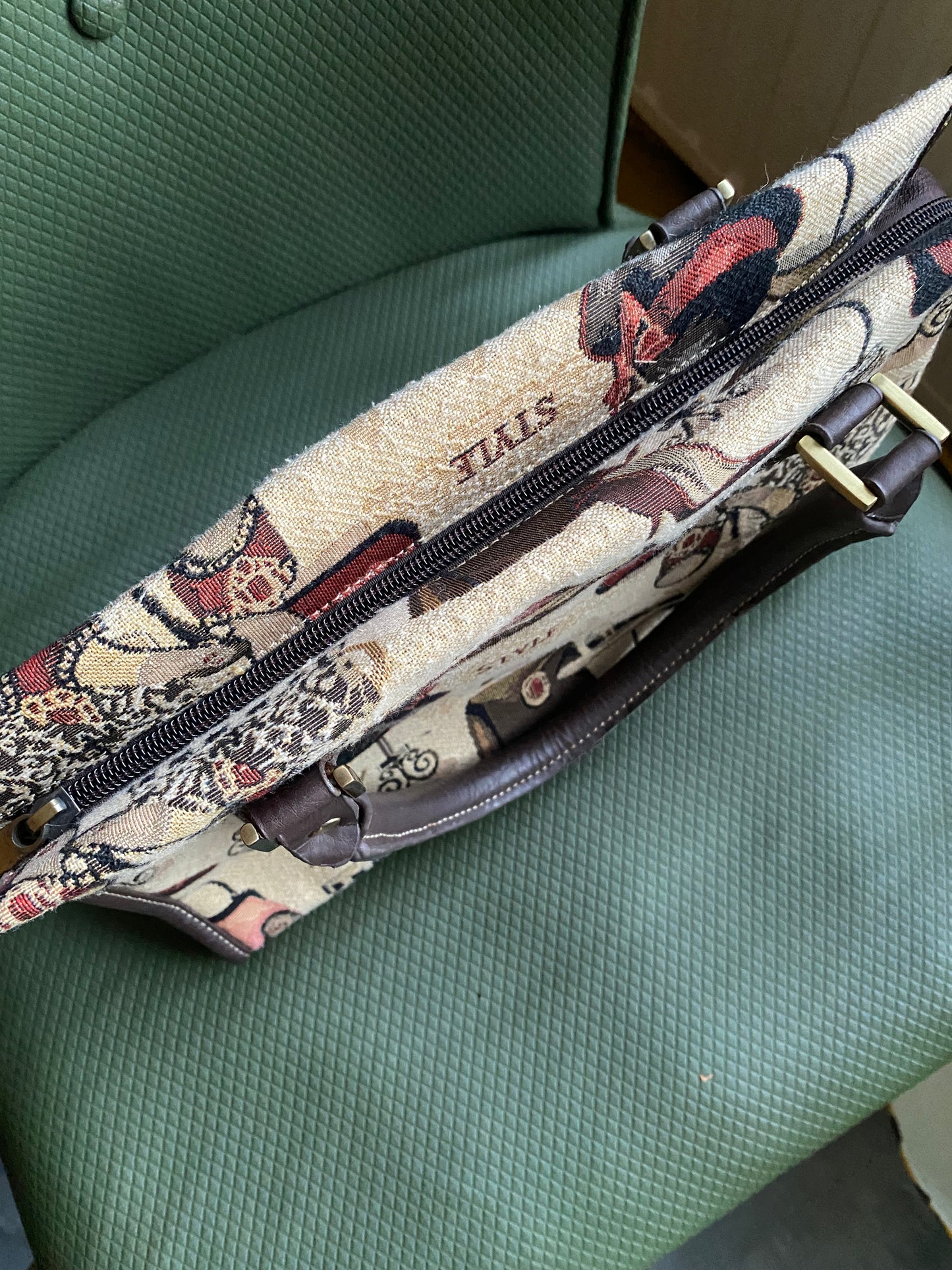Sac à main toile 90s