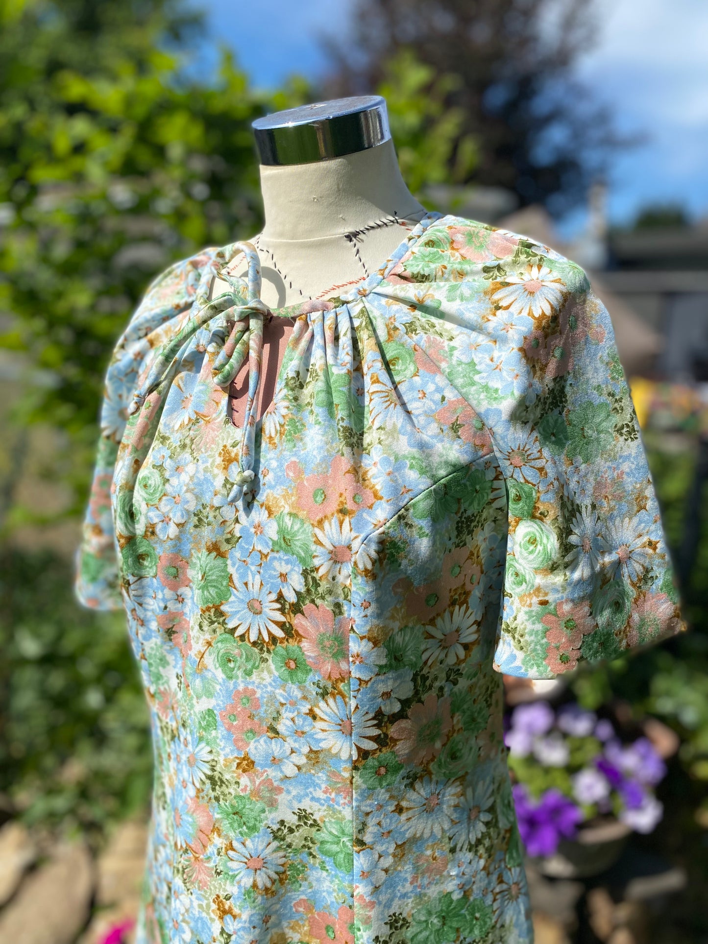 Robe faite main 60s