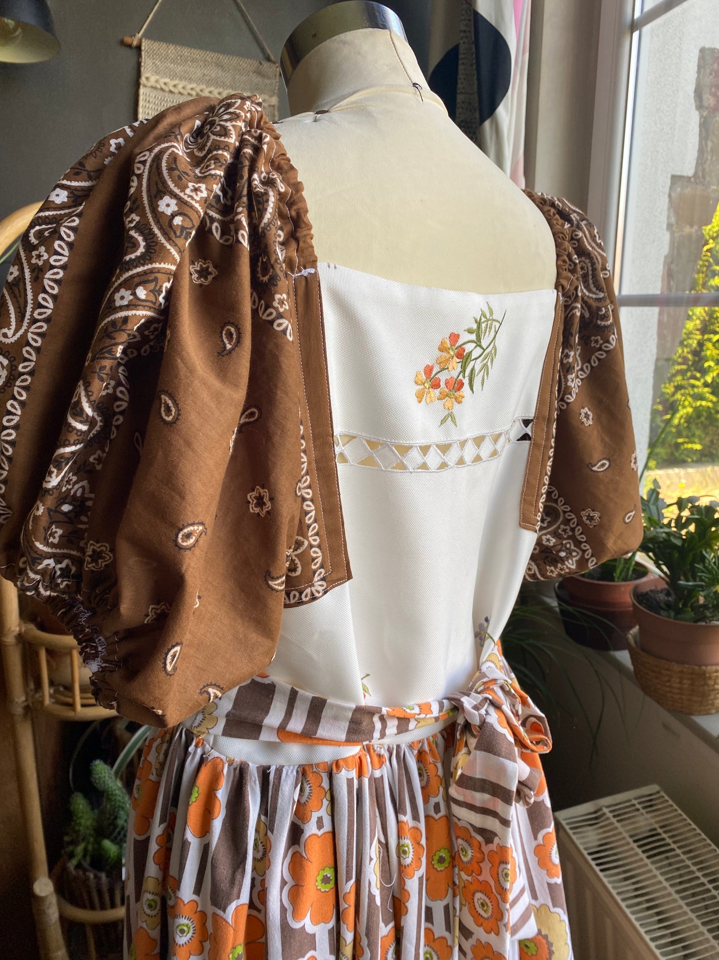 Robe longue upcyclé