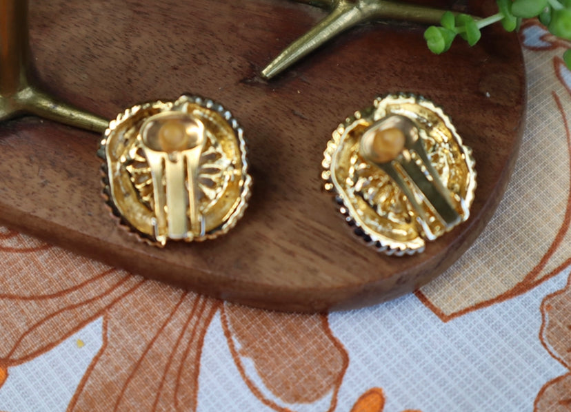 Boucle d’oreilles vintage 80