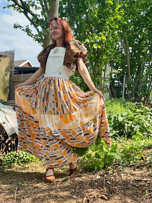 Robe longue upcyclé