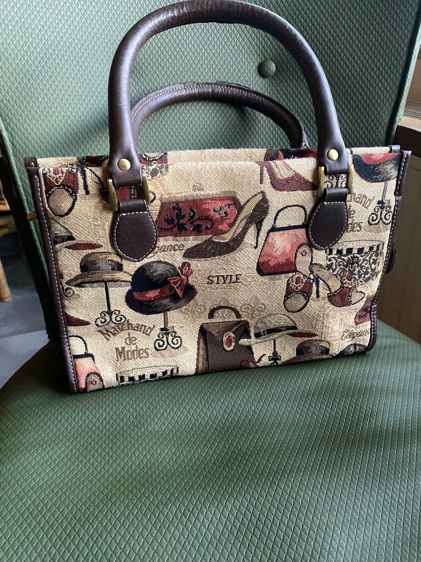 Sac à main toile 90s