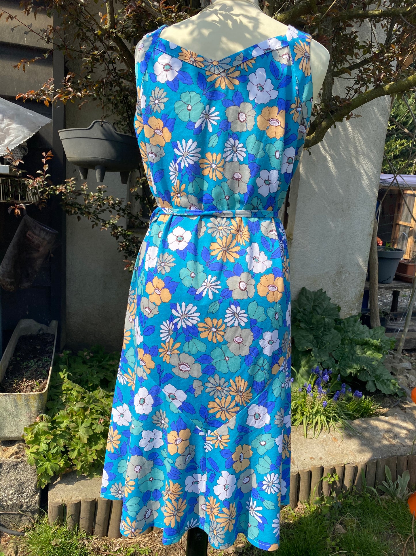 Robe bain de soleil vintage 70