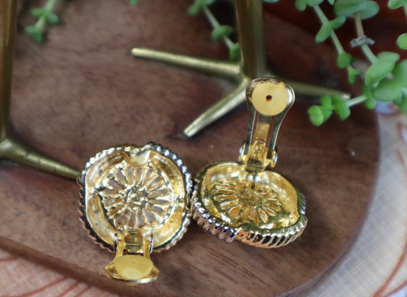 Boucle d’oreilles vintage 80