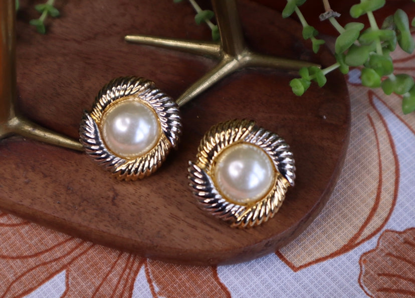 Boucle d’oreilles vintage 80