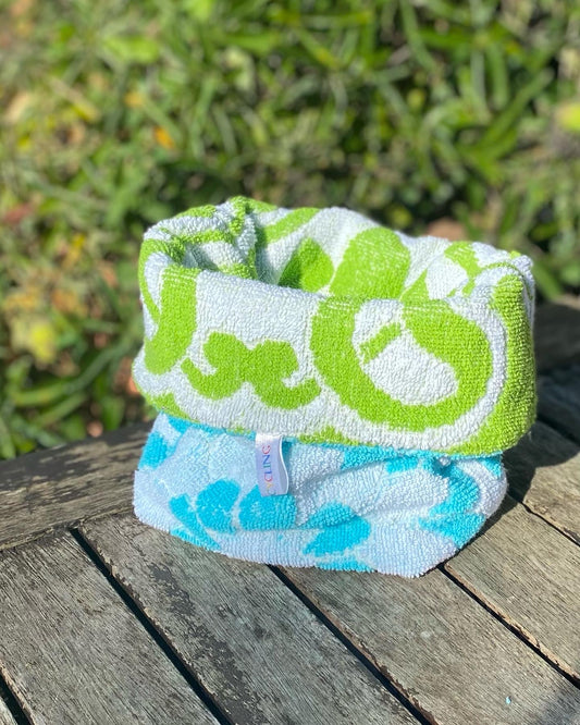 Panier éponge réversible upcyclé