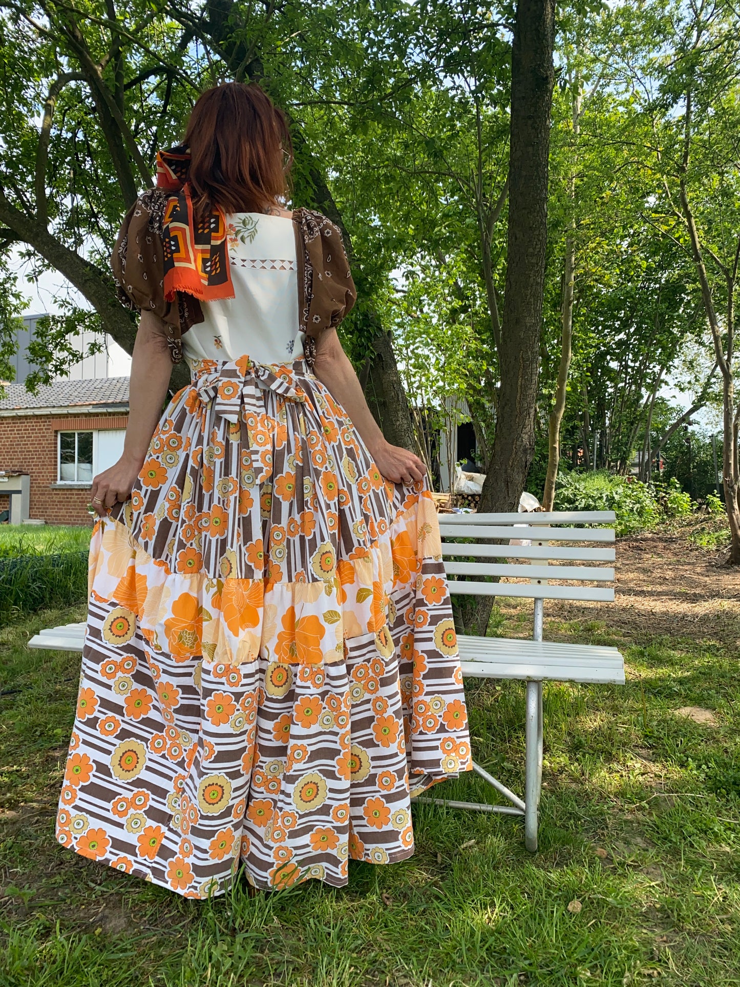 Robe longue upcyclé