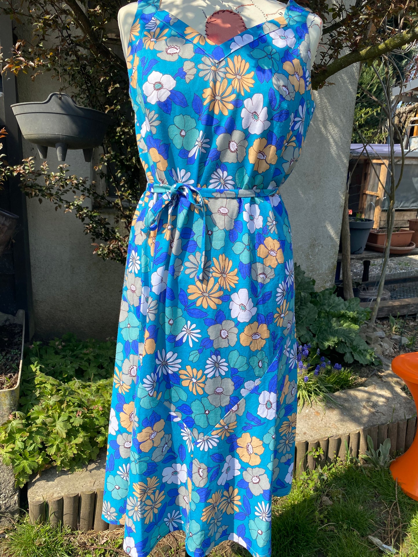 Robe bain de soleil vintage 70