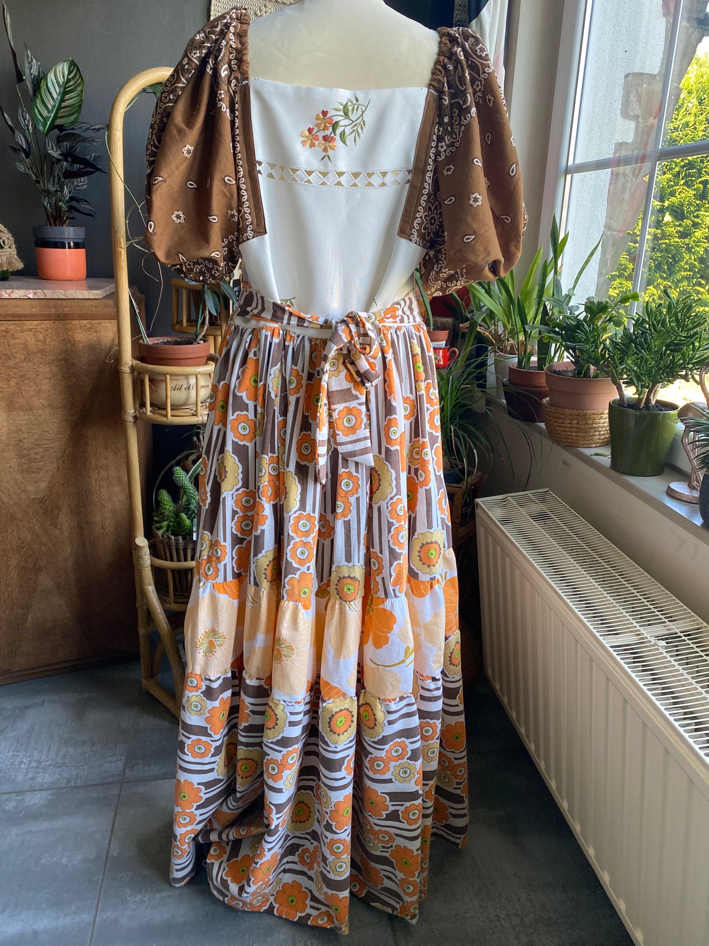 Robe longue upcyclé