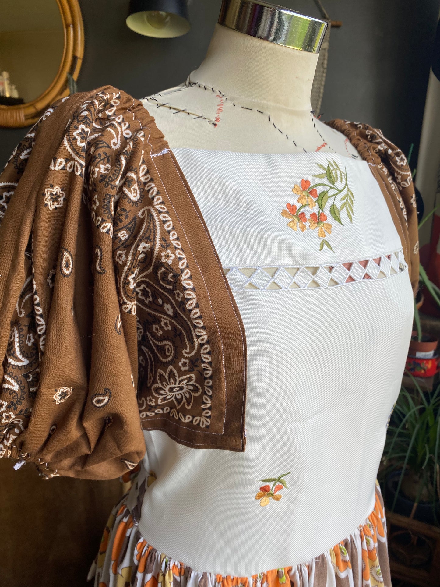 Robe longue upcyclé