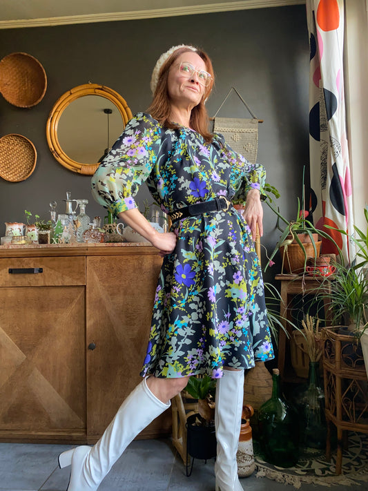 Robe faite main vintage