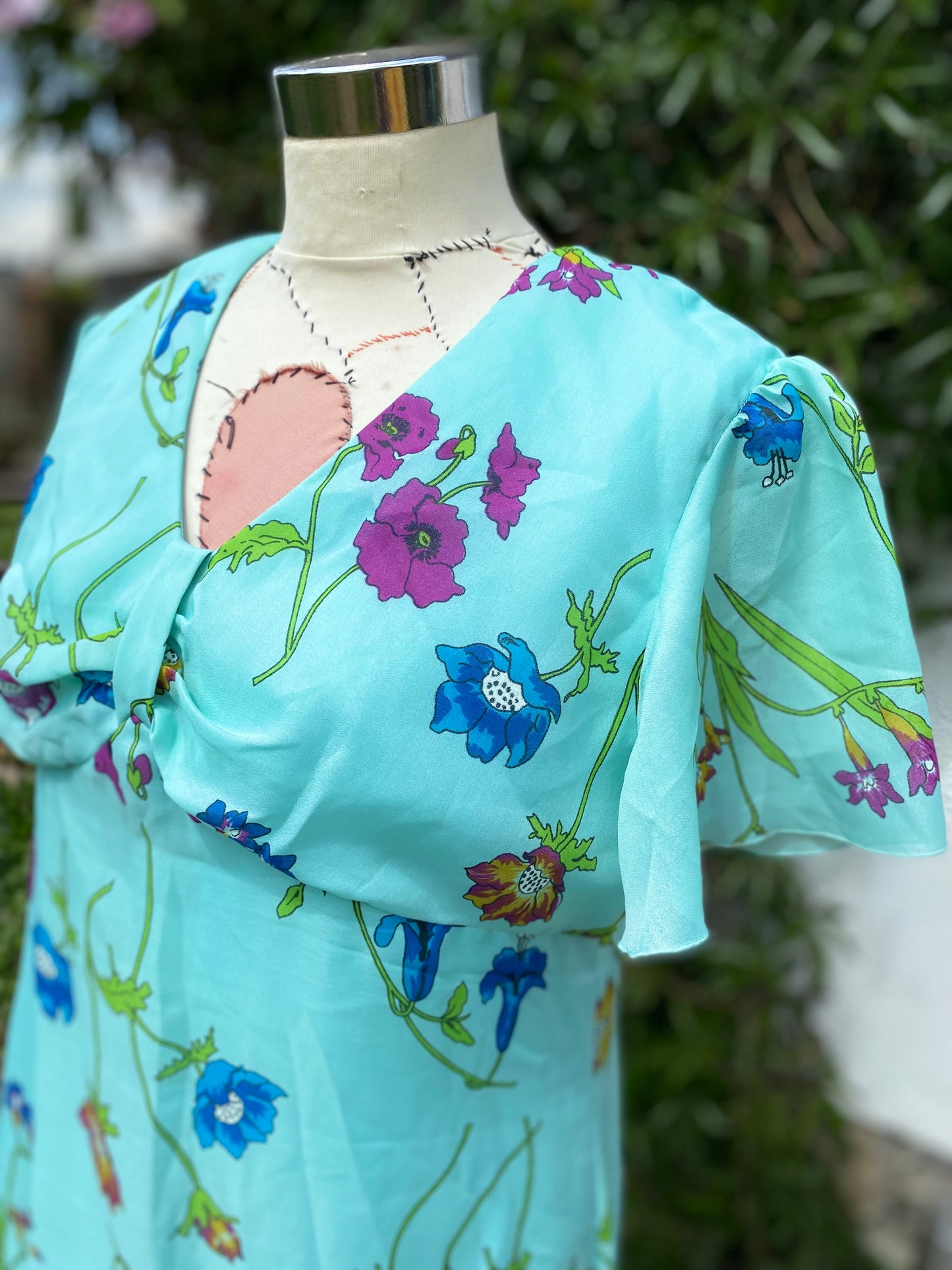 Robe faite main 60s