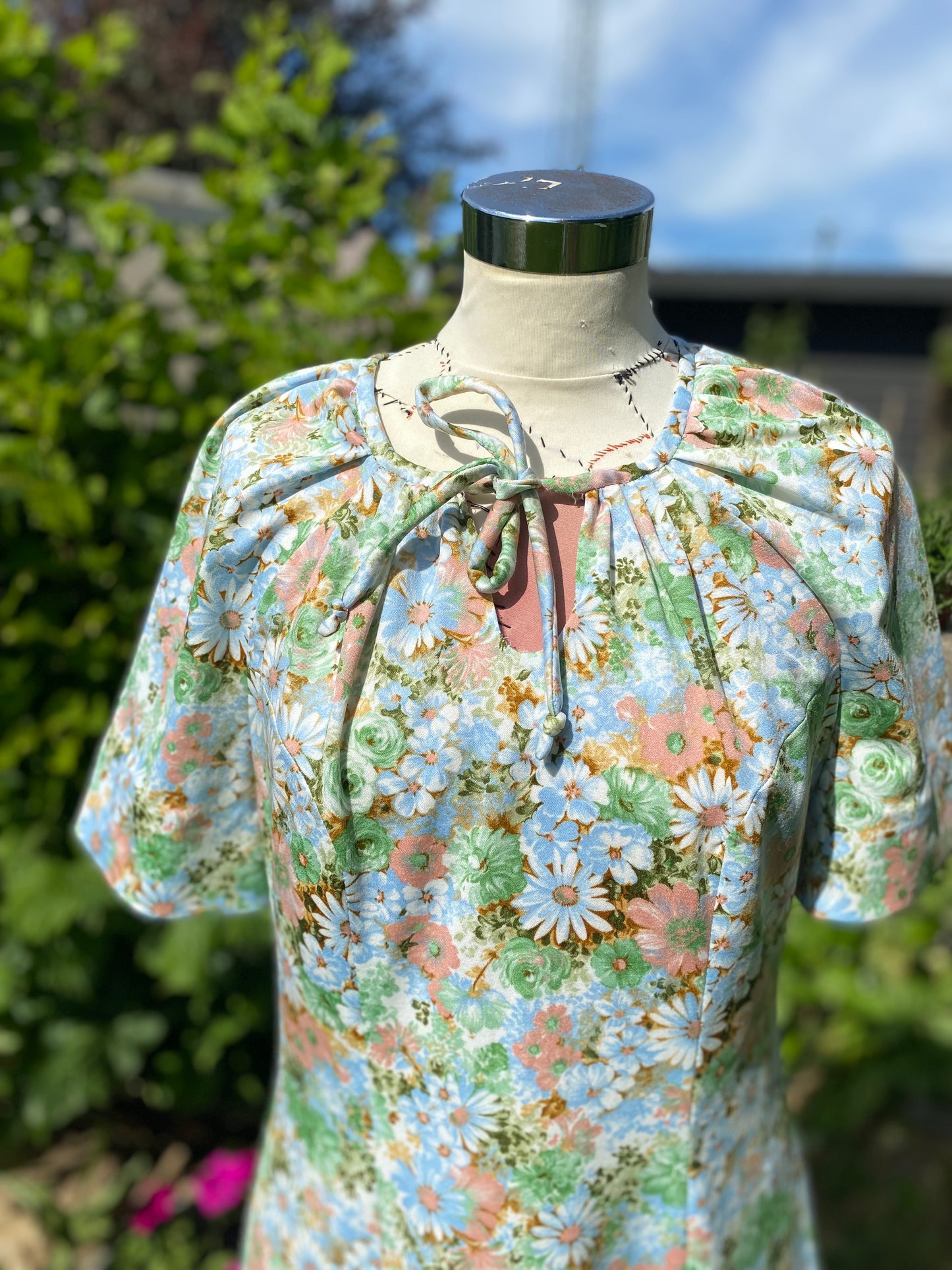 Robe faite main 60s