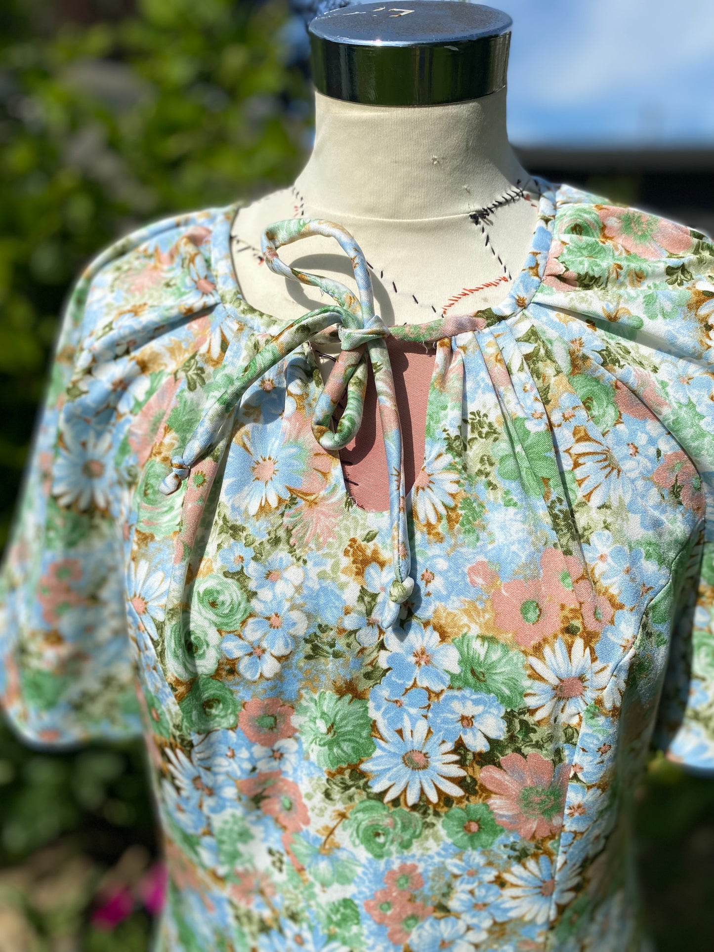 Robe faite main 60s