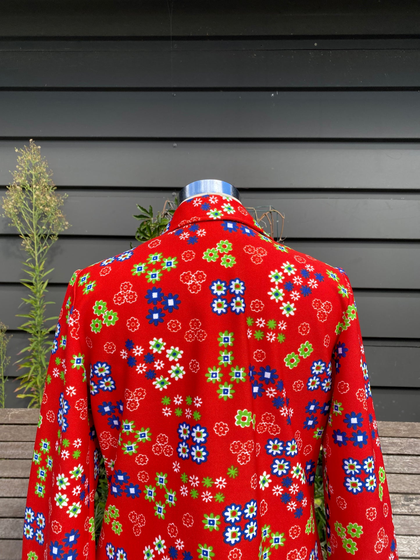 Chemise rouge 60s