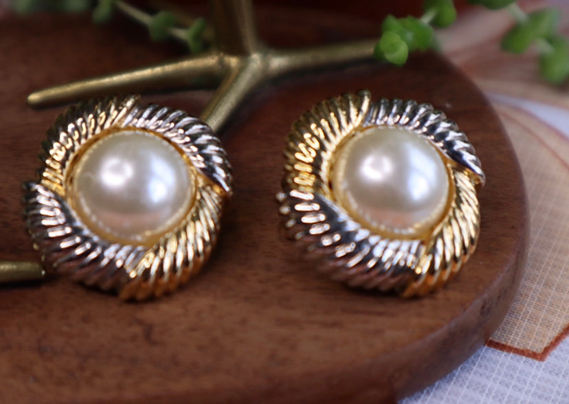 Boucle d’oreilles vintage 80