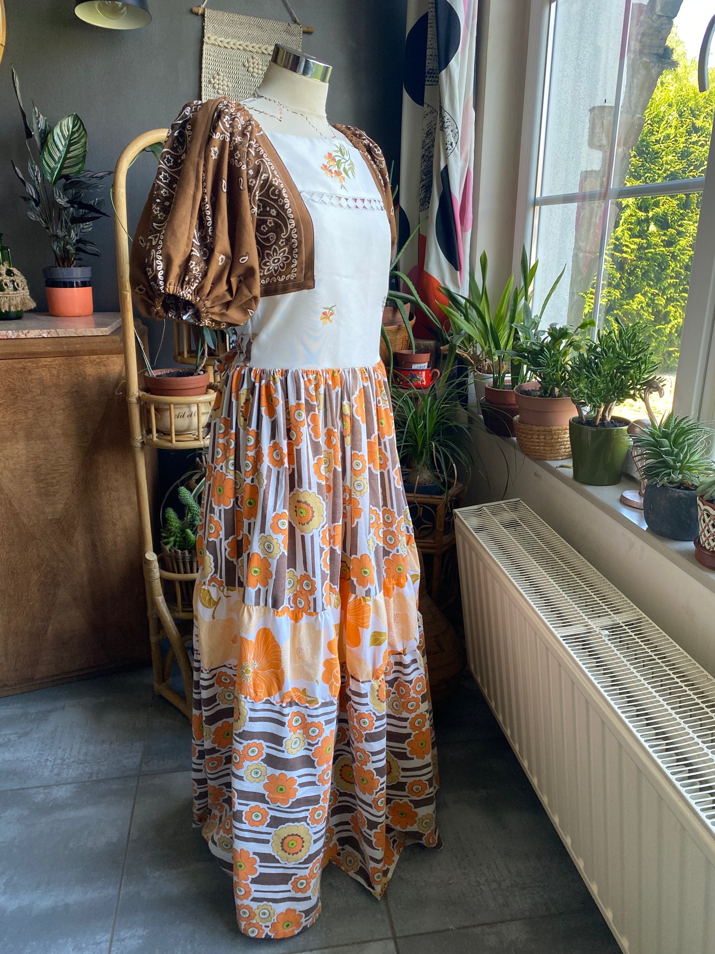Robe longue upcyclé