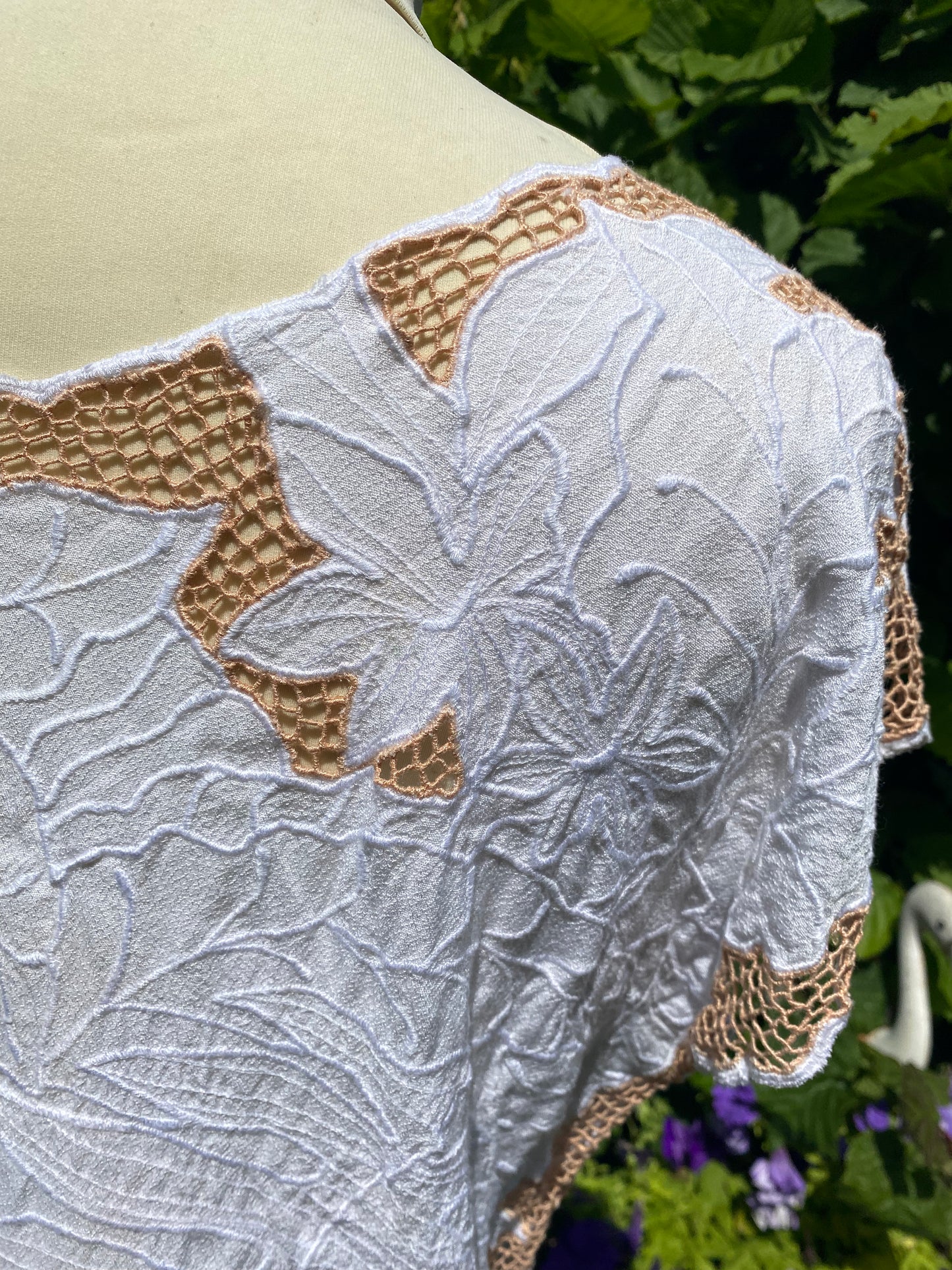 Haut en coton vintage 80