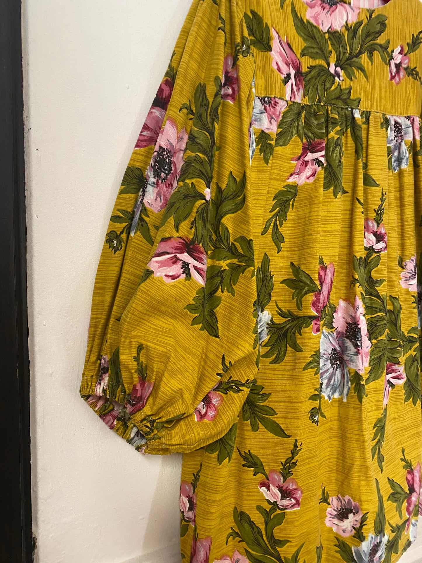 Robe upcyclée à fleurs