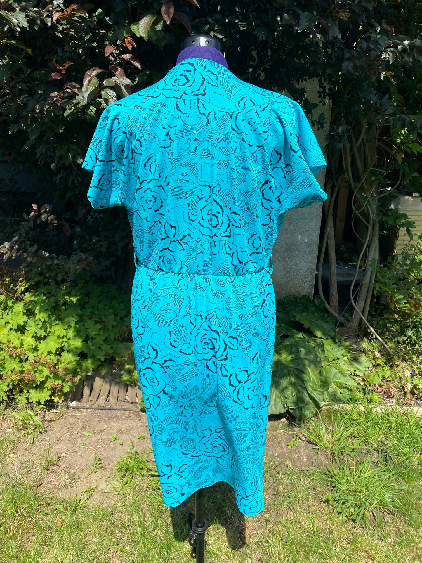 Robe émeraude vintage