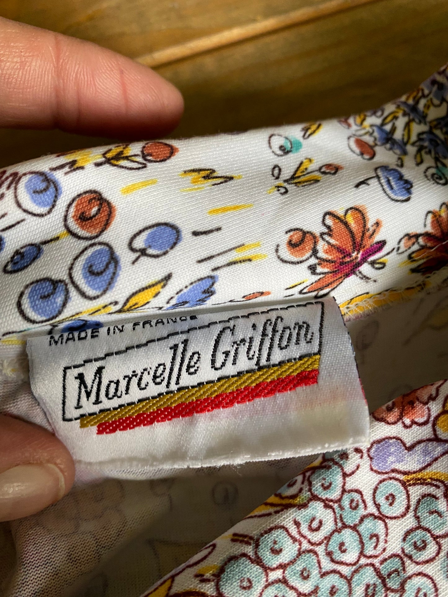 Robe vintage 80 Marcel griffon